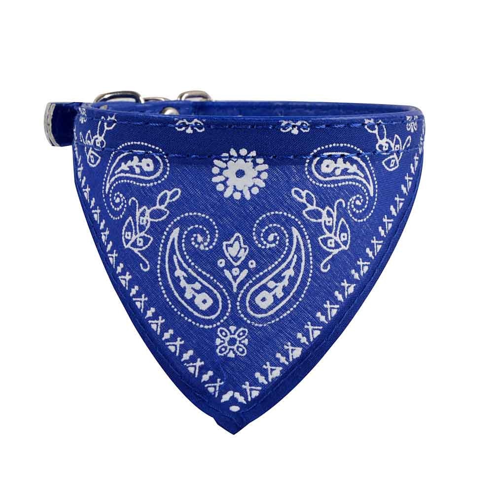 Verstelbare Pet Dog Puppy Cat Sjaal Bandana Kraag Halsdoek Voor Hond Perro Chien Dla Psa Hond Honden Cani Psy # #: Blue S