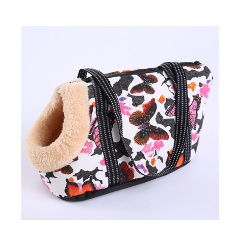 Abrrlo Hond Tas Classic Pet Carrier Voor Kleine Hond Chihuahua Comfort Reizen Kitten Rugzak Puppy Kat Hond Zakken Outdoor Huisdier supply: Butterfly / S