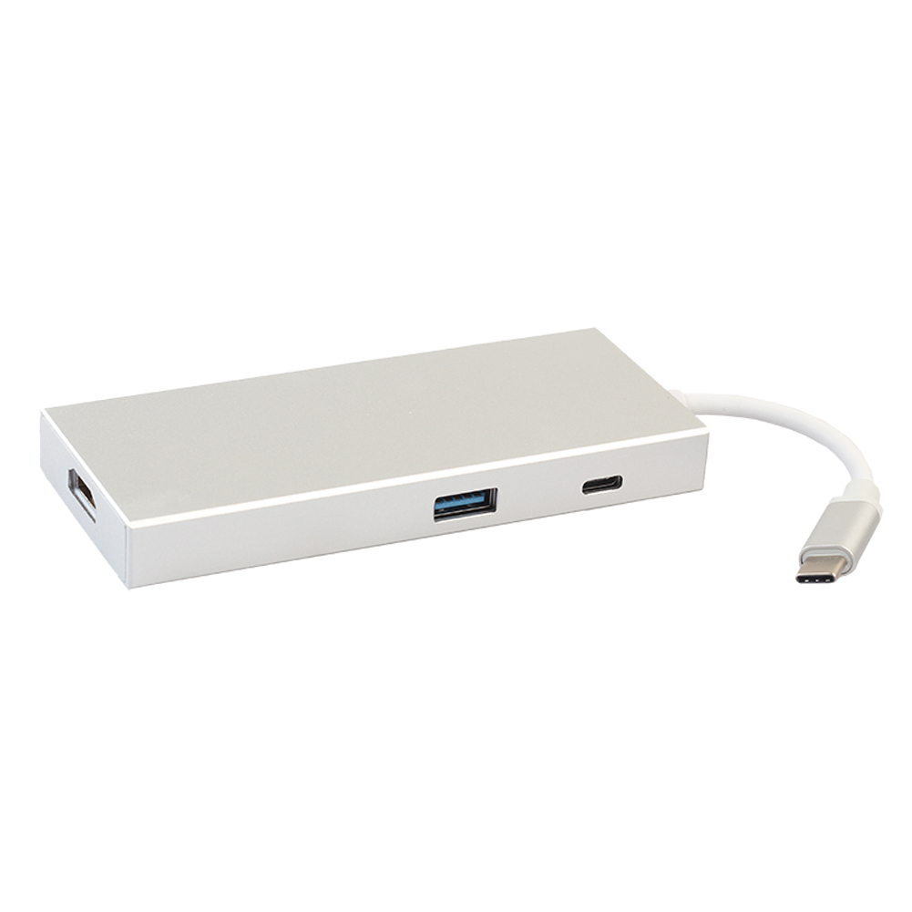 Digital AV Multi-Hafen Adapter Typ C zu 4K HDMI-kompatibel PD USB 3,0 TF SD Slot konverter