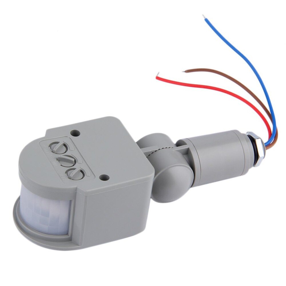 Motion Sensor Light Switch Outdoor AC 220V Automatic Infrared PIR Motion Sensor Switch With LED Light