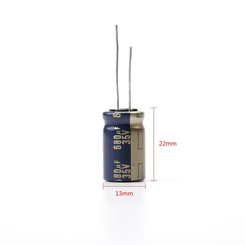 Panasonic Matsushita Electric FC Series 35v 680uf 13mmx20mm Electrolytic Capacitor High Frequency Low Impedance Capacitor