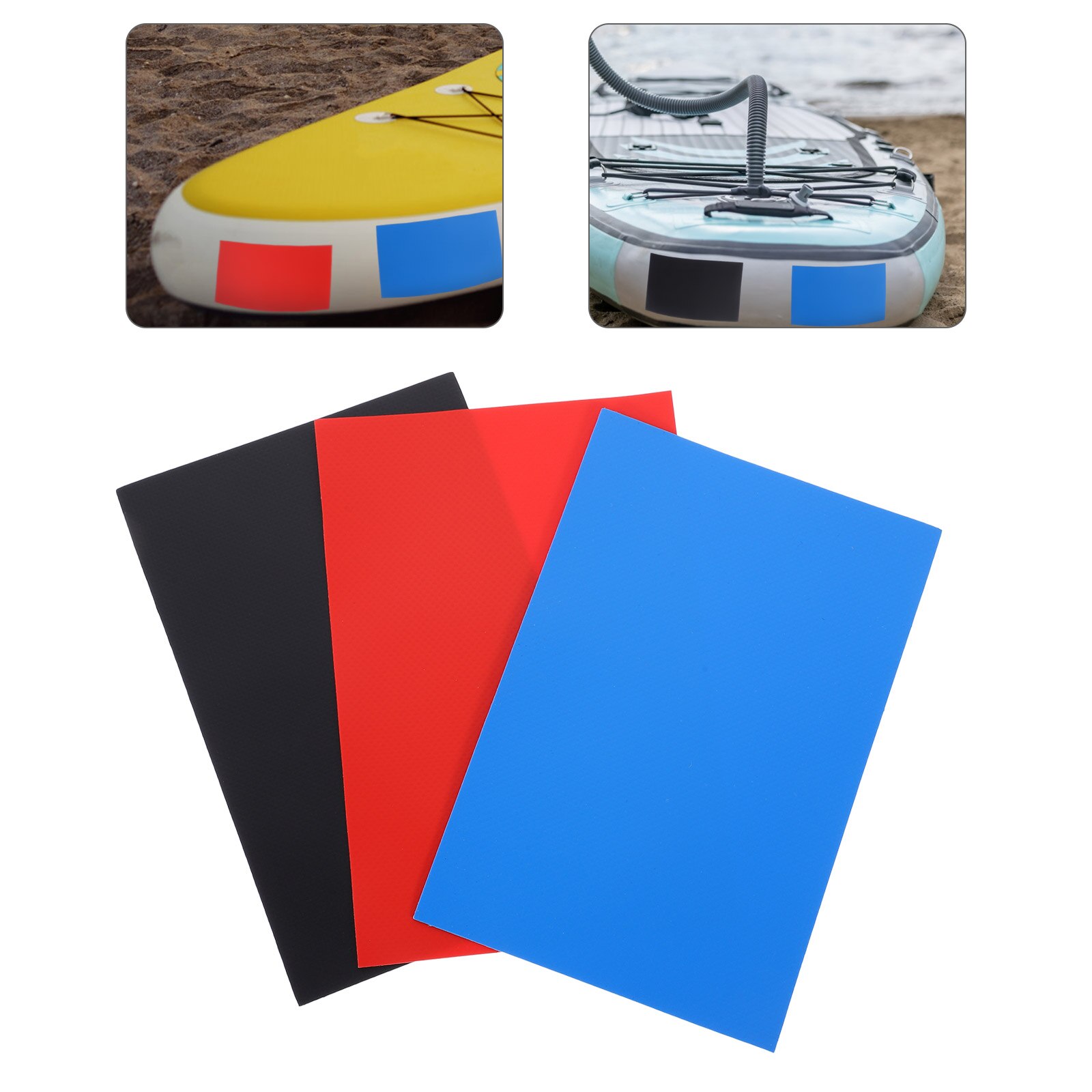 3Pcs Opblaasbare Surfplank Patch Pvc Reparatie Patch Opblaasbare Boot Patch Surfplank Reparatie Levert