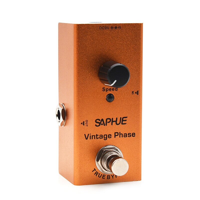 SAPHUE Electric Guitar Pedal Vintage Overdrive/Distortion Crunch/Distortion/US Dream/Classic Chorus/Vintage Phase/Digital Delay: Vintage Phase