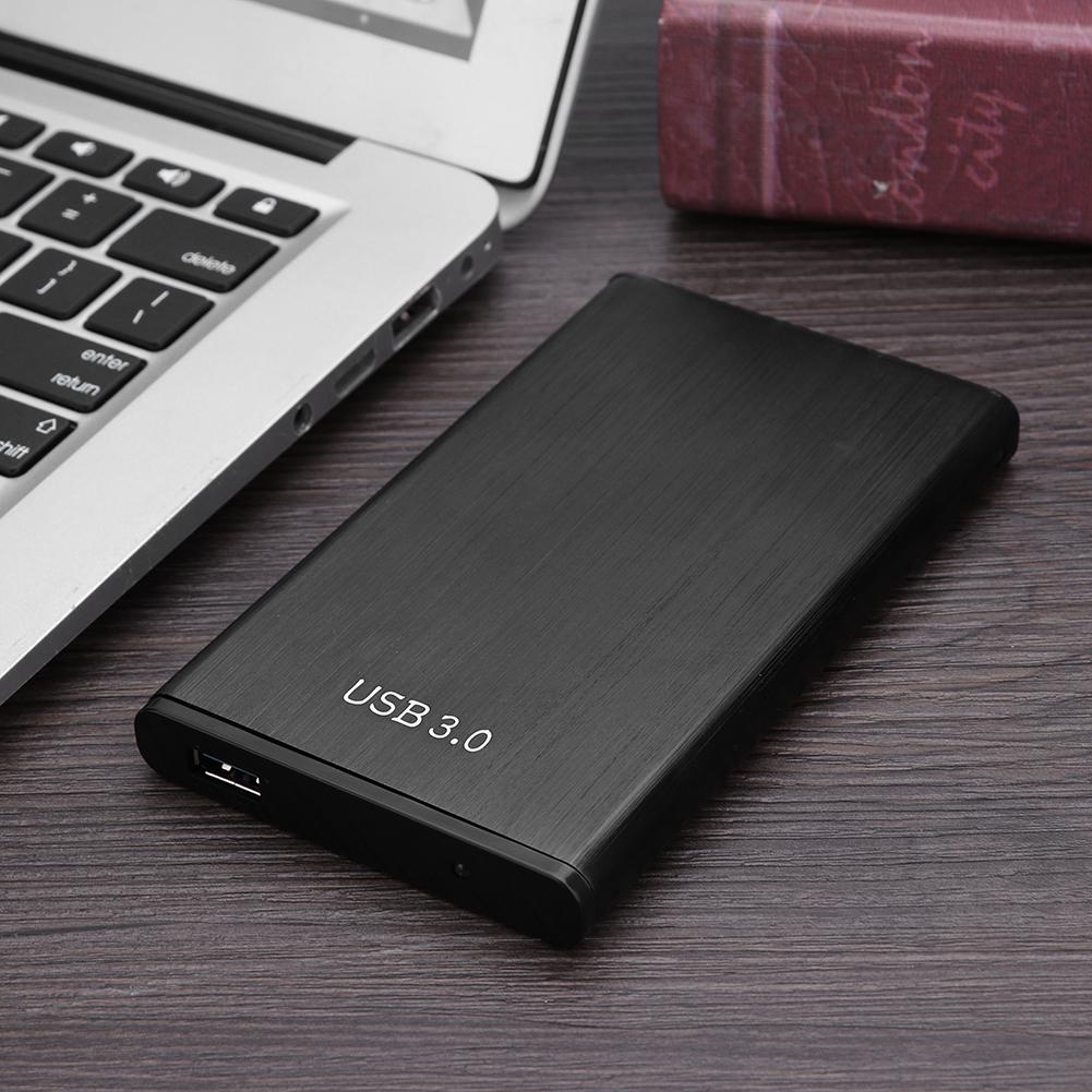 USB 3.0 Hard Disk Case External Enclosure Box for 2.5 inch HDD SSD (Black) Hard Drive Enclosure for SSD Disk HDD Box