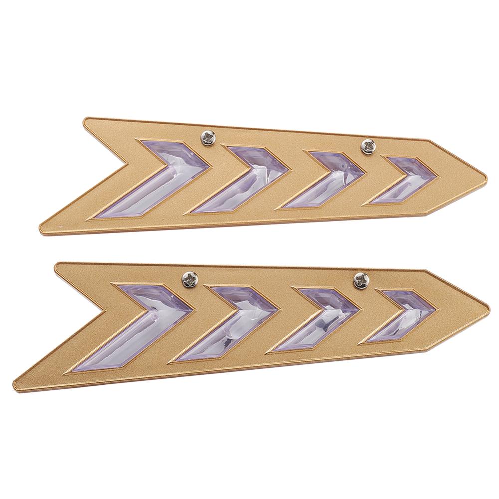 Support d&#39;essuie-glace de pare-brise de voiture, 1 paire, becquet de lame d&#39;essuie-glace, accessoires automobiles: Or