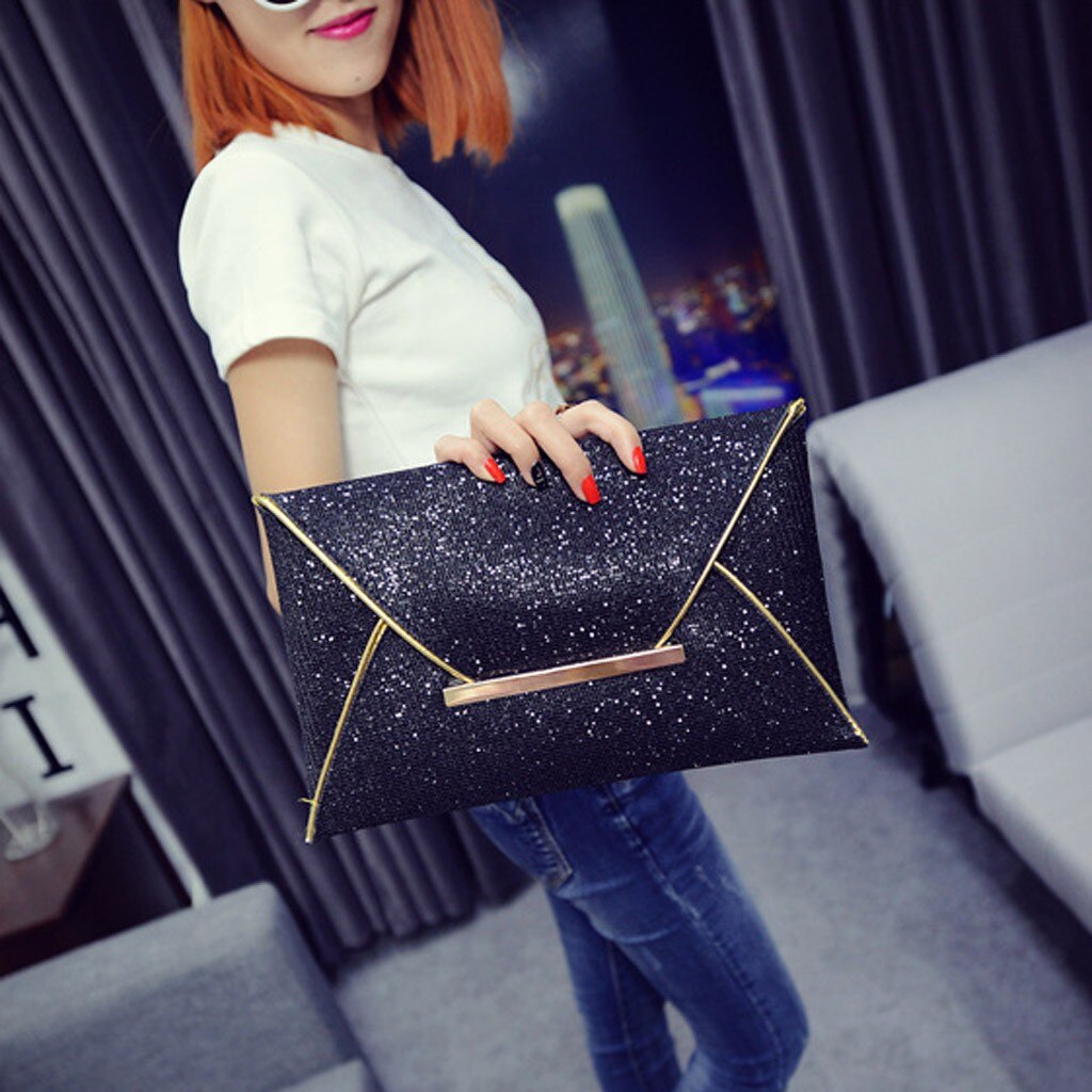 Women Leather Bag Cocktail Party Bag Phone Bag Evening Bags clutch bag sac main femme#30