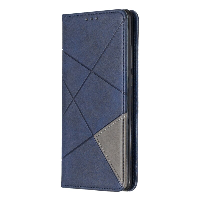 Funda de cuero magnética para Samsung Galaxy A20e, carcasa delgada na para Samsung A20, A205F, A, 20e, A202F S, funda de teléfono de negocios con tapa: A20 / Azul