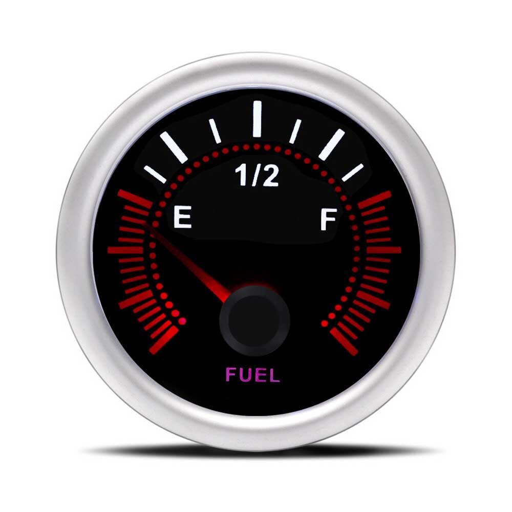 YOMI 2" 52mm Smoke lens Boost gauge bar psi Vacuum Water temp Oil temp Oil press Voltmeter Fuel level Tachometer rpm gauge: fuel gauge