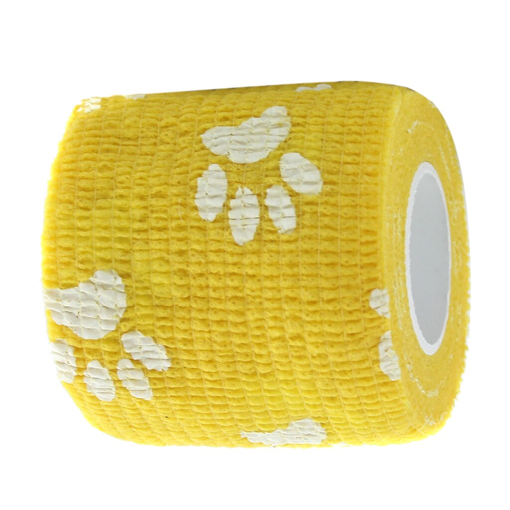 Self adhesive Bandage, Self Adherent Cohesive Wrap Bandages Rolls: YELLOW