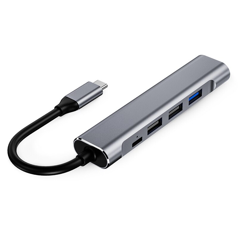 HUB USB C 5 en 1, HDMI + 2 USB 2,0 + USB 3,0 + USB C, para Pro Huawei Apple