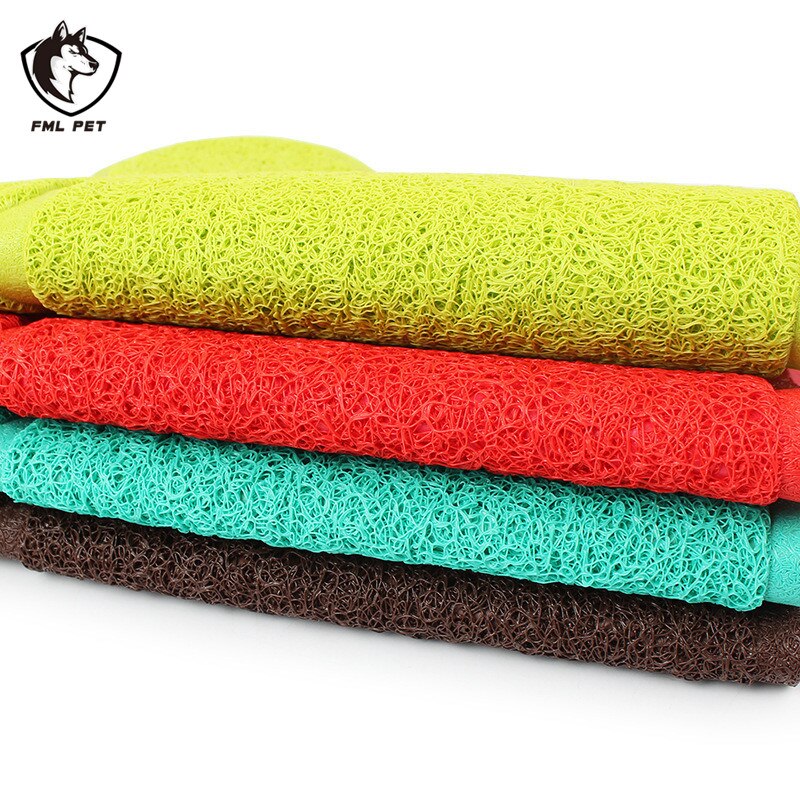 FML Pet Cat Litter Mat Paw Print Dog Cat Toilet for Cats Pet Accessories Kitty Dish Feeding Bowl Easy Cleaning Sleeping Pad