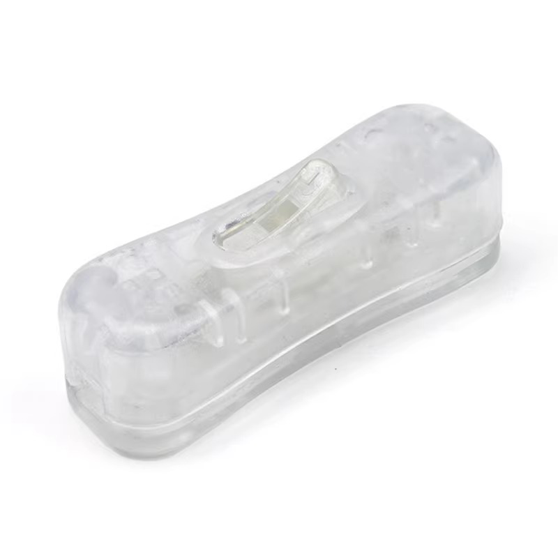 5/20/100Stck Druckknopf Online-Schalter 304 weiß schwarz transparent 250 v125v 2a halbe Wippe ein aus LED-Stromkabel Lichtsc Halfter