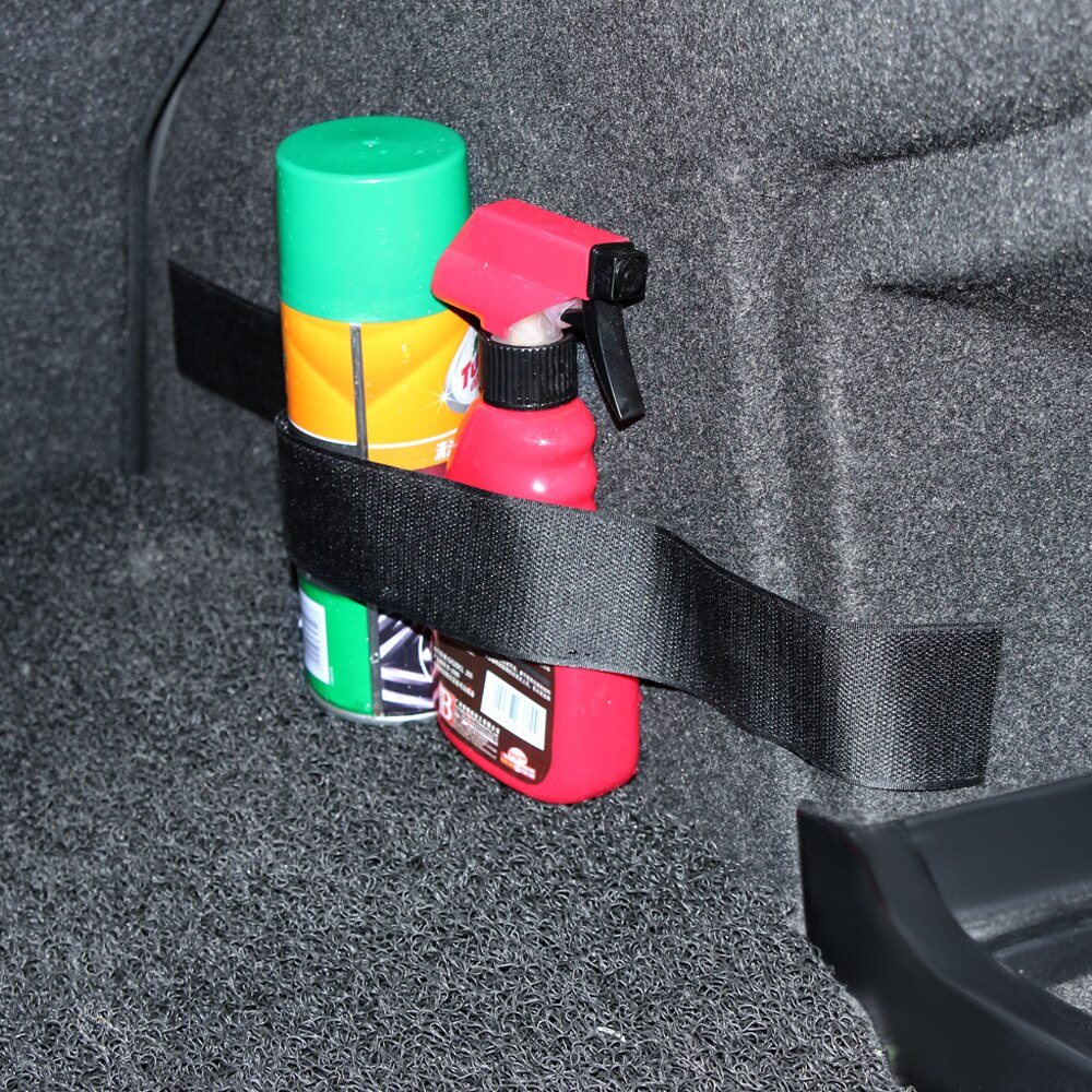4 Stuks Set Van Auto Brandblusser Nylon Tape Riem Bandage Auto Styling Kofferbak Boot Brandblusser Magic tape