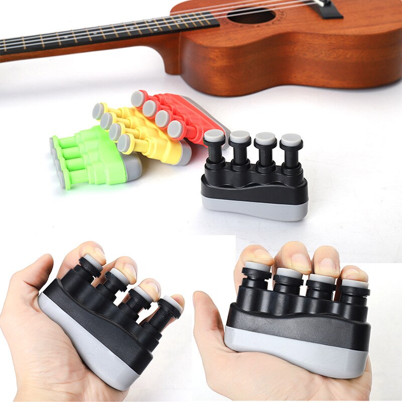 Ejercitador de dedos de guitarra de Piano, entrenador de dedos de agarre de mano, equipo de Fitness portátil, ejercitador de dedos