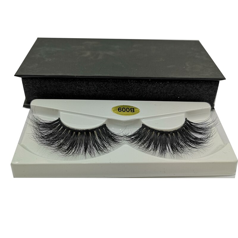 Falske øjenvipper 5d mink øjenvipper 25mm naturlige lange vipper høj volumen fluffy øjenvipper grusomhed dramatisk vippe makeup: 009