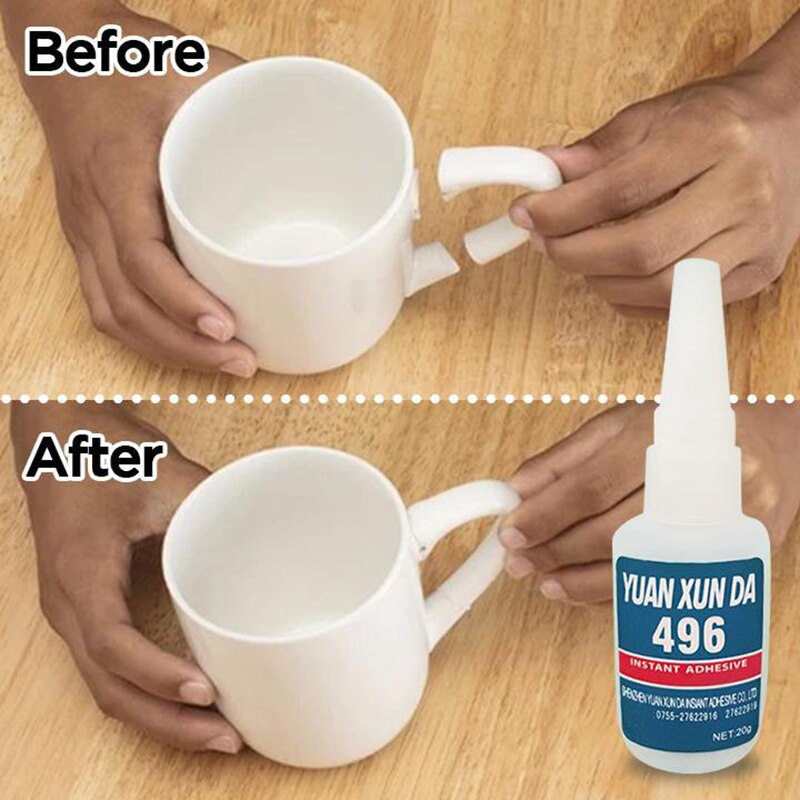 Glue Strong Quick Drying Multi-Purpose Adhesive for Home Metal Plastic Ceramics Glass DIN889