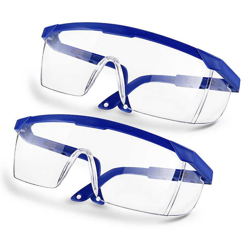 1/2/4Pcs Motorrad Anti-Splash Schutz Wind Staub Proof Brille Augenschutz Labor Brille Arbeit Schutz brille Radfahren Glasse: Beige