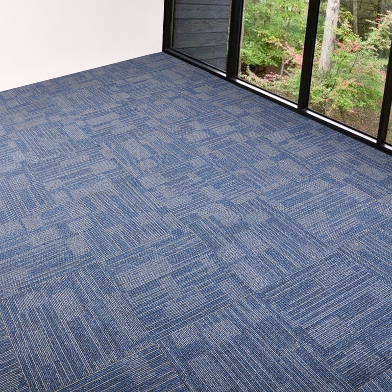 Useful High Density Adhesive Carpet Tiles Commercial Grade Heavy Flooring Office Cover Mat Fabric Office Home Room 50*50cm