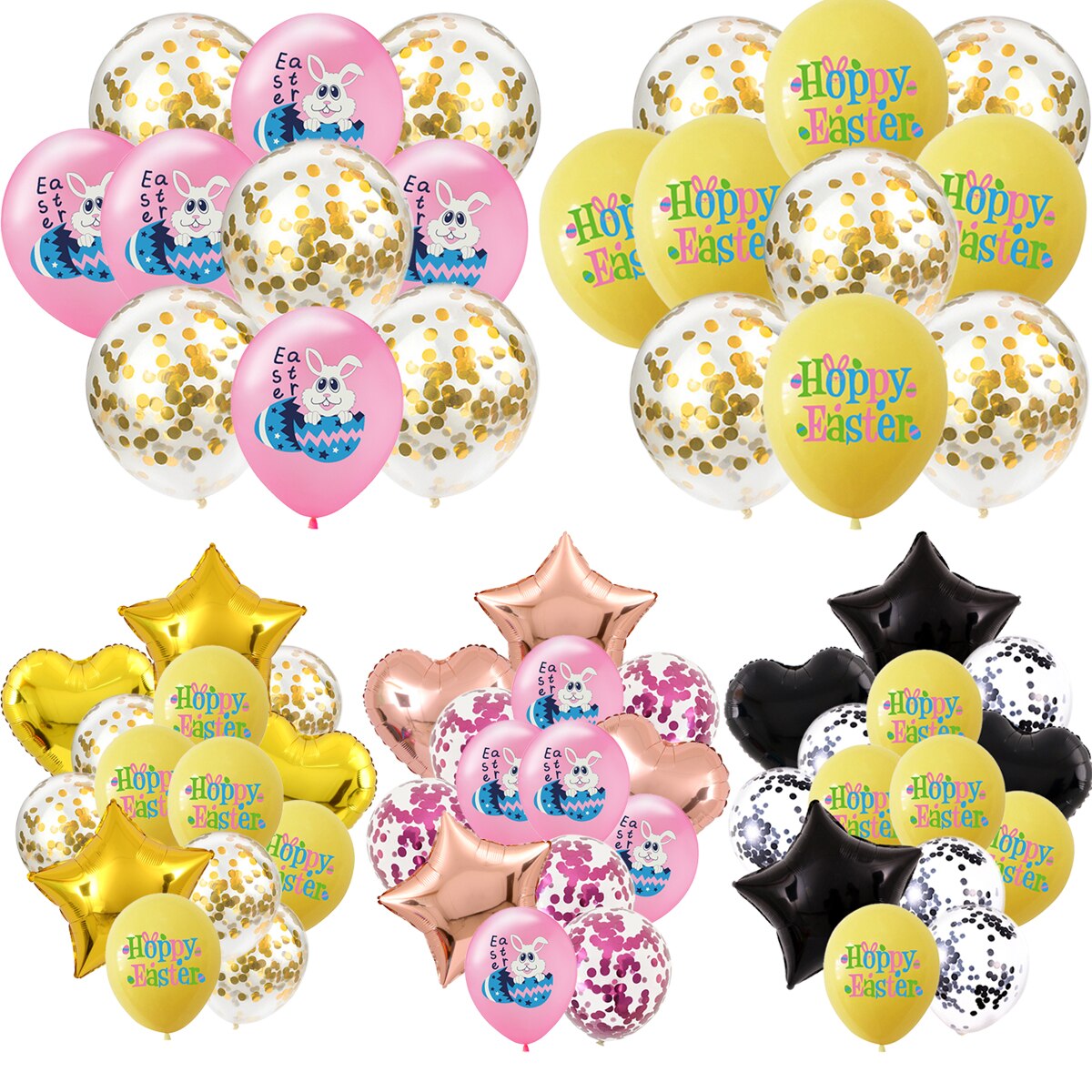 Animal Gold Balloon The rabbit Birthday Easter egg Party Game Decorations Children's day Foil Balloons Kid Boy Baby Shower