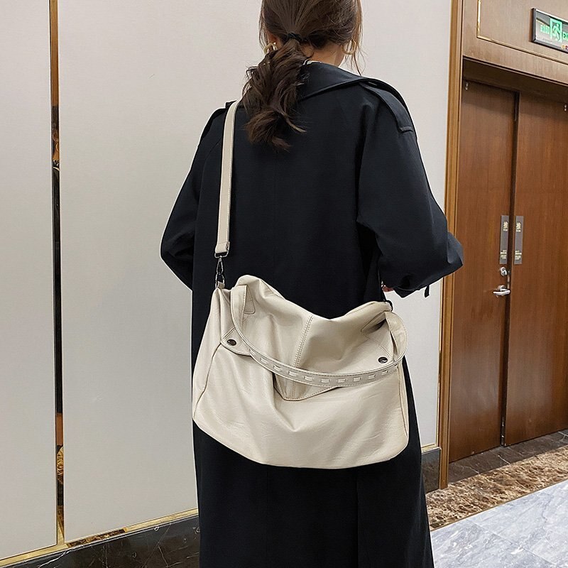 Borse da donna di alta qualità borsa a tracolla portatile di design femminile di grande capacità per borse da viaggio borsa a tracolla in morbida PU da donna
