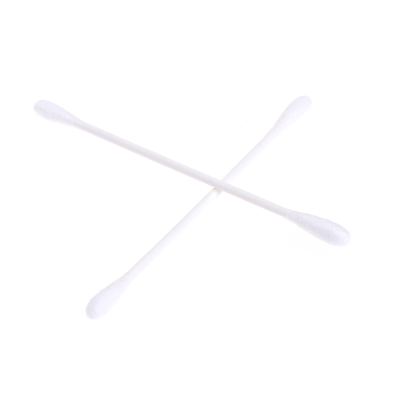 180Pcs Baby Swabs Cotton Double End Swab Disposable Thin Stick Cleaning Tools Cotton Swab Oct26