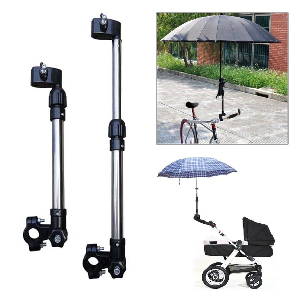 1 piezas ajustable bebé recién nacido soporte paraguas bicicleta cochecito silla de ruedas soporte barra cochecito Accesorios