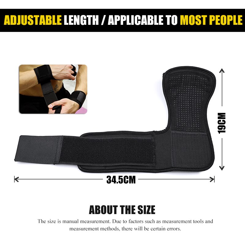 Maxairms 1 st sport tyngdlyftningshandskar silikon anti-halk träning gymnastik grepp hand handflatan skydd halvfinger handske