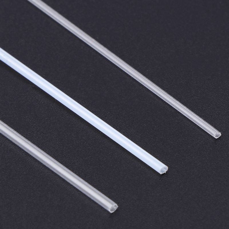 10 pièces/ensemble flotteur de pêche queue bricolage flotteurs creux 0.8/1/1.2mm diamètre intérieur épaissir matériel Tube Transparent gréement accessoires