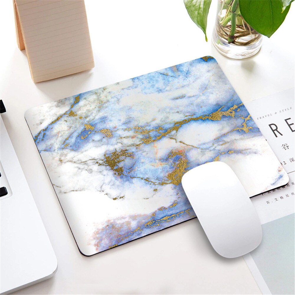 Marmer Parttern Mousepad Laptop Computer Bureau Mat Muismat Polssteunen Tafel Mat Bureau Set Accessoires Bureau Decoratie