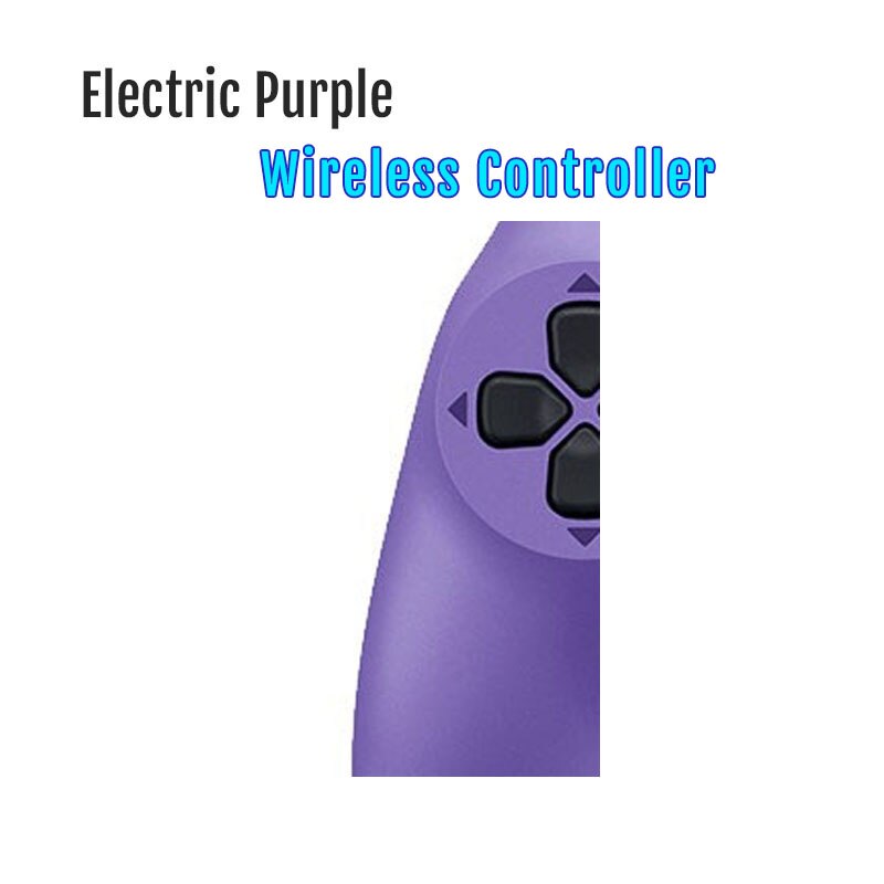 Wireless / Wired Controller For PS4 Bluetooth 4.0 DualShock Mando Gamepads ps4 Joystick: Wireless Elec Purple