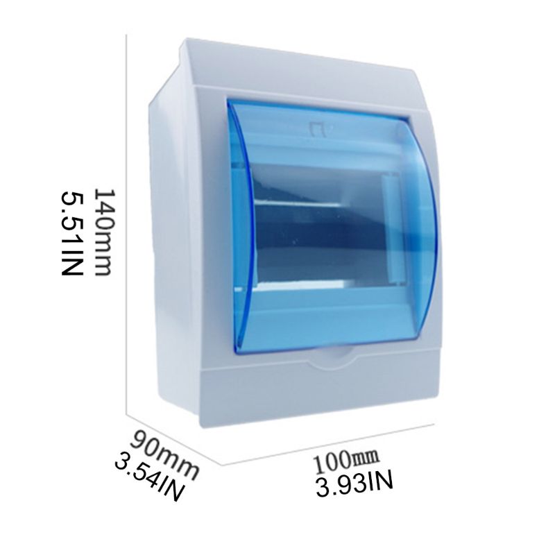 Waterproof Electrical Distribution Box Home Switch Protective Case for 2-3/3-4 Ways Wall Mounted Circuit Breaker
