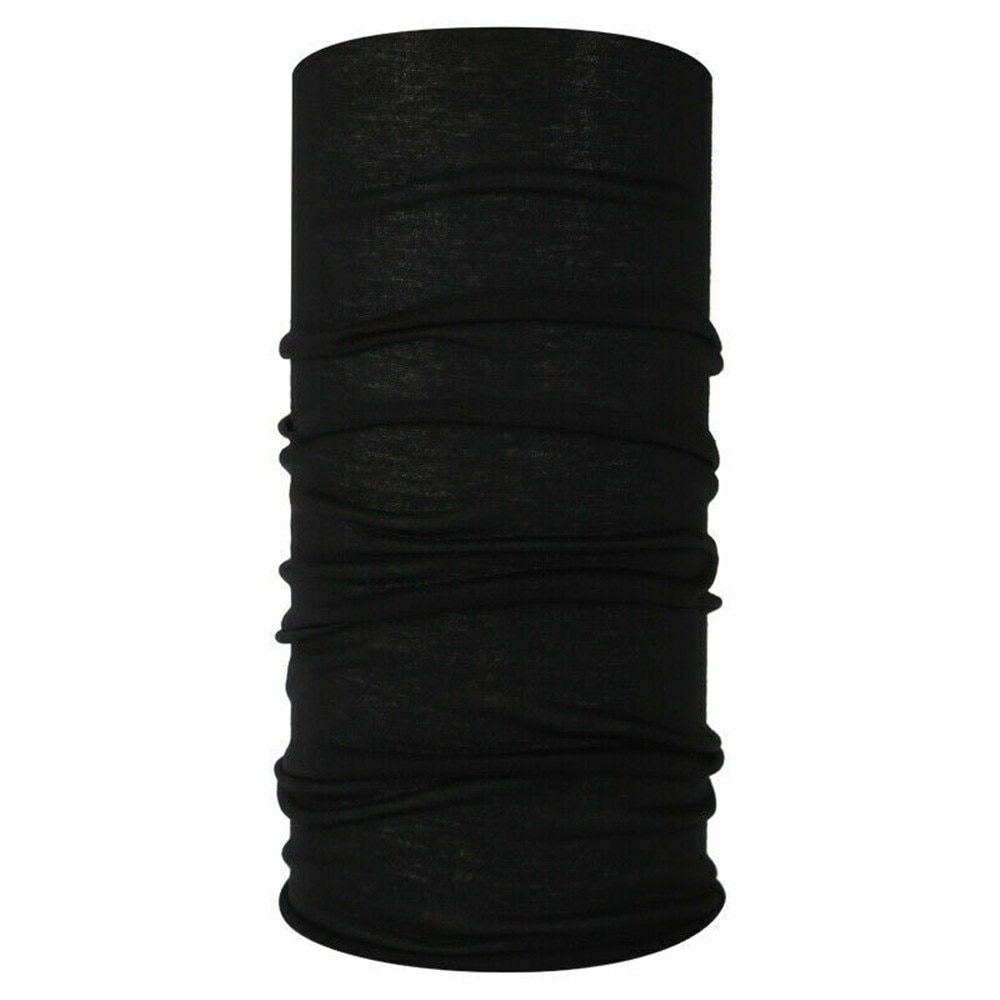 Multiuse Unisex Outdoor Neck Tube Warmer Scarf Outdoor Sport Bicycle Cycling Riding Magic Headband Sports Scarves Cycle Bandana: Black
