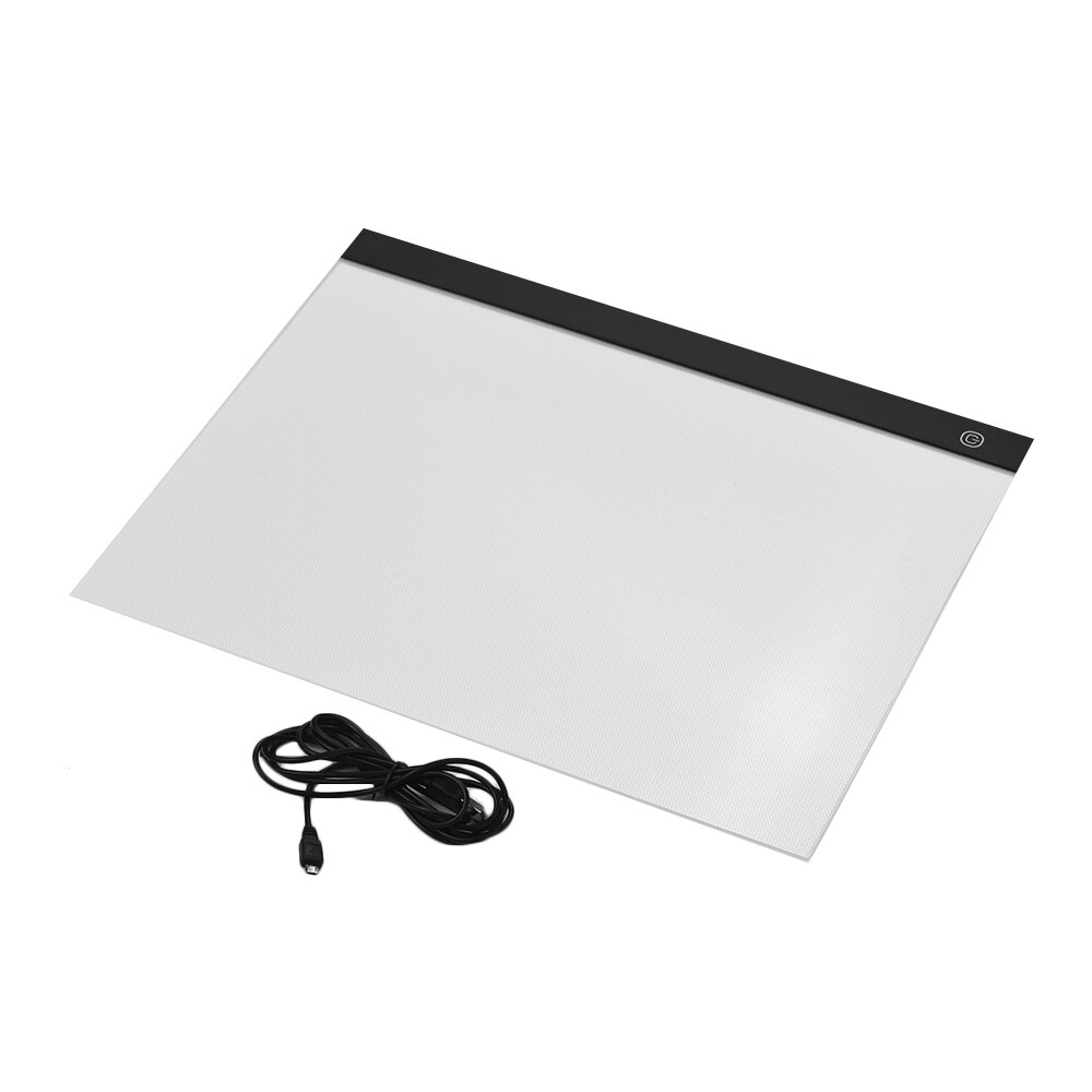 A3 stora ljuslådor led artcraft spårning ljusplatta steglös dimning ögonskyddande pad för tatuering diamantmålning ritning