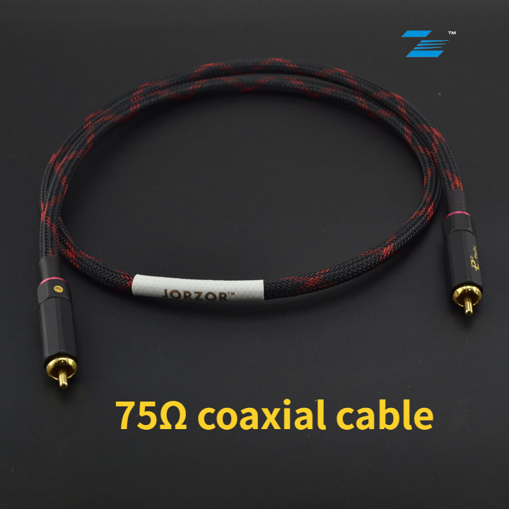75 Ohm Professionelles HD-Digital-Koaxialkabel RCA auf RCA Stecker auf Stecker Video Audio- für DAC TV SPDIF Gold Lautsprecher HiFi Subwoofer: Schwarz / 8m