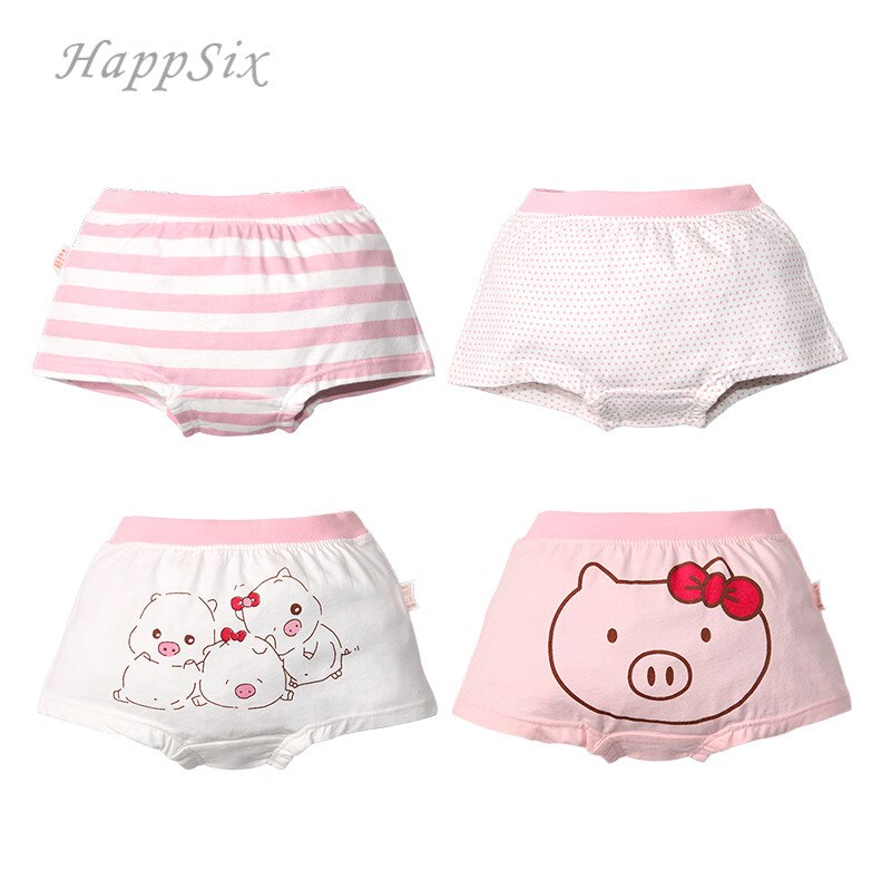 4 pièces Bébé Sous-Vêtements Pur 100% Coton 2019New Style Bébé Filles Mémoires 0-1-3-5Years Enfants Filles Pantalon Sous-Vêtements Pour Enfants: combo 2 / 24M