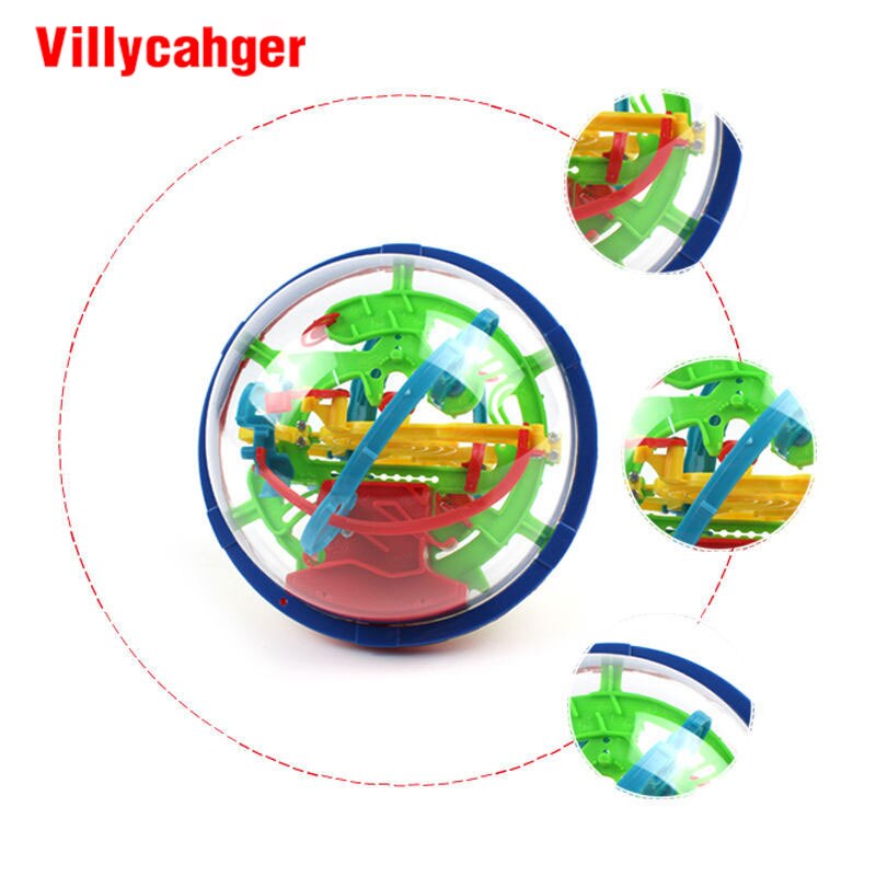 Magic Puzzle Ball Educational Magic Intellect Ball Puzzle Game Magnetic Balls for Kids-100 Steps 929A