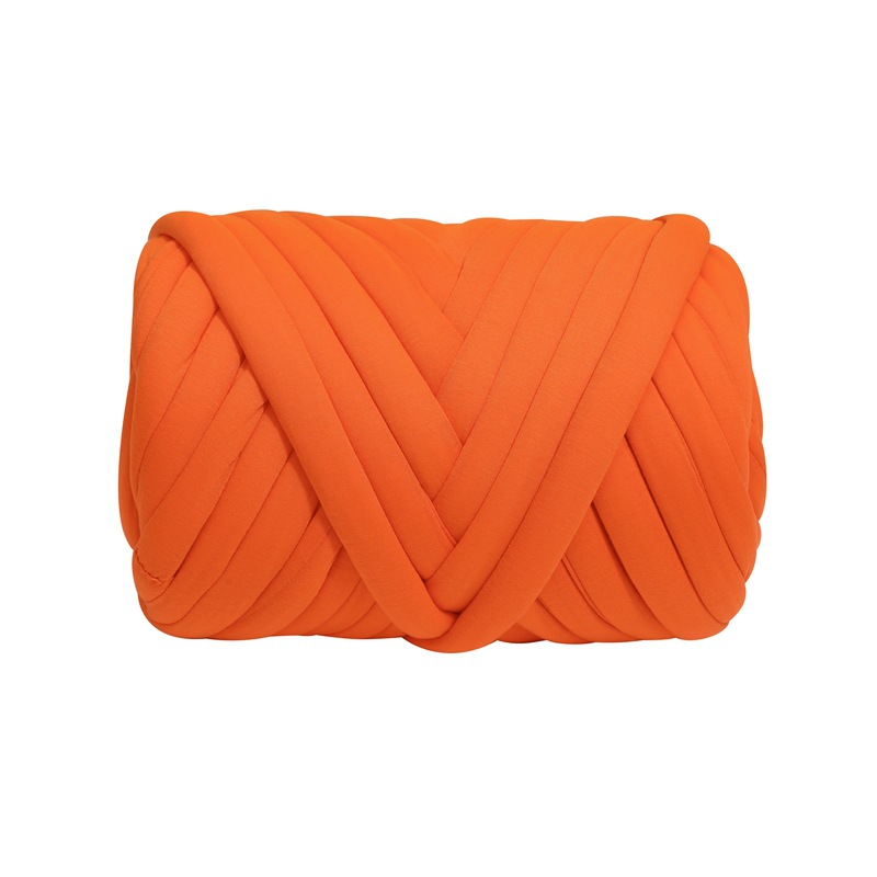 500G Thick Chunky Yarn Cored Cotton Wool Tube Yarn for DIY Blanket Hat Bulky Arm Roving Handwork Knitting Spin Yarn