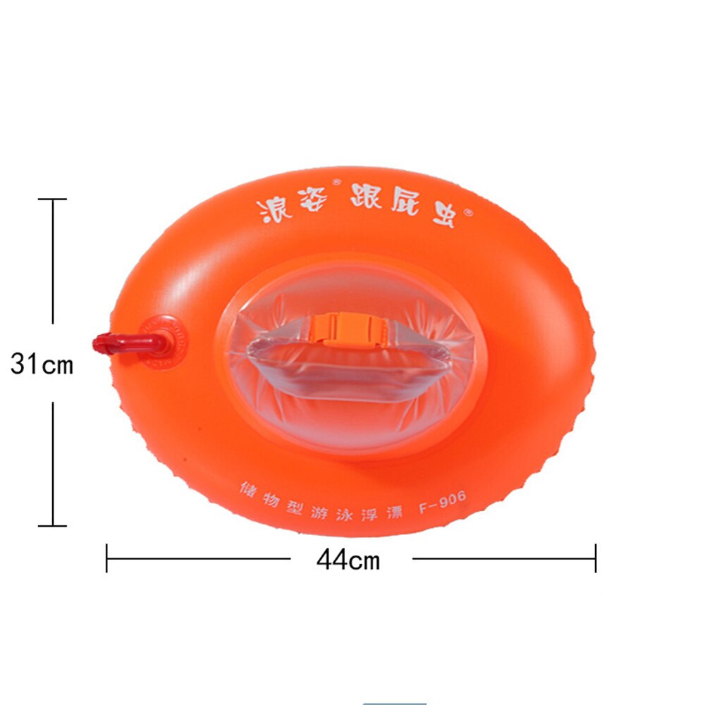 Praktische Pvc Zwemmen Boei Dubbele Airbags Kleding Verdrinking Preventie Zwemmen Float Zak Oranje Opvallend Veiligheid