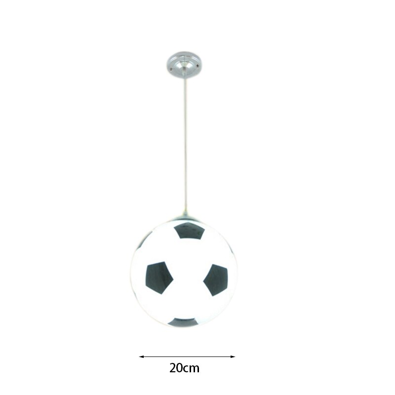 Einzigartige FußBall Kronleuchter Lampenschirm Decke Ball Lampe Schatten Heimat Garten Dekoration Beleuchtung Liefert