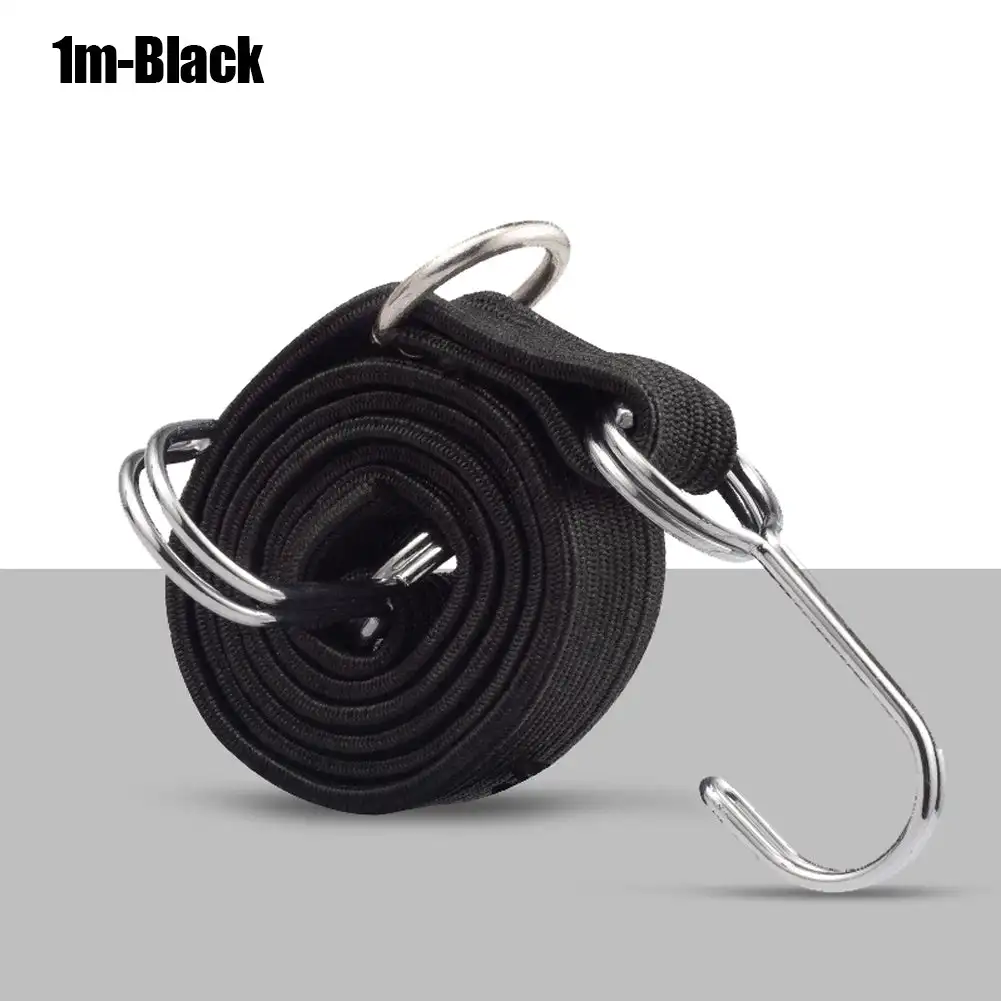 Motorcycle Bicycle Elastics Rubber Luggage Rope Cord Hooks Bikes Rope Tie Luggage Roof Rack Strap Fixed Band Moto Accessories: Blue