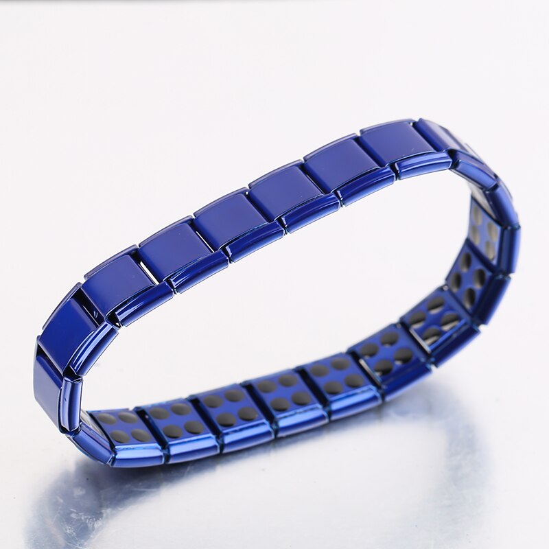 Rvs Magnetische Therapie Ketting Link Armband Fitness Gewichtsverlies Gezondheidszorg Energie Armband Sieraden Vriend