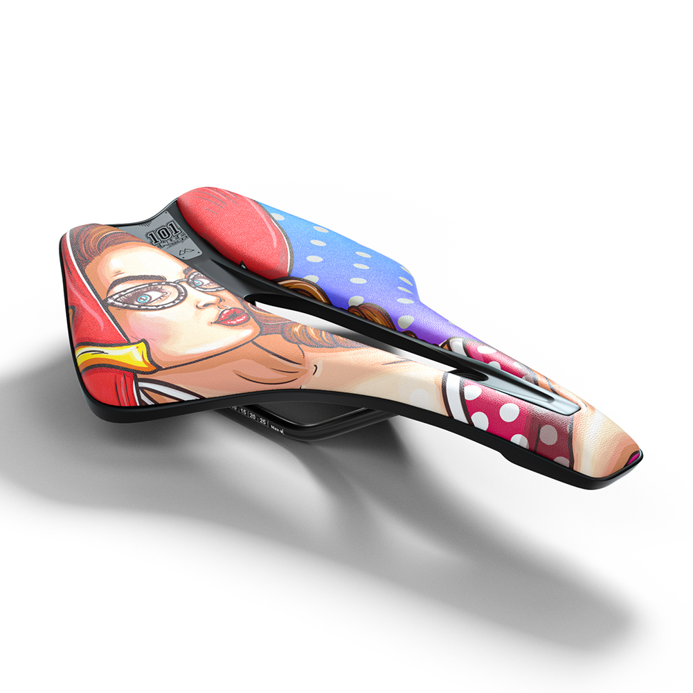 Racefiets Zadel Waterdichte Reflecterende Fiets Zadels Persoonlijkheid Patroon Mtb Hollow Out Ventilatie Zitkussen: Circulal