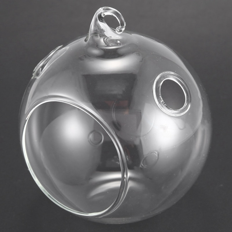 12Pcs 80Mm Opknoping Theelichthouder Glas Globes Terrarium Bruiloft Kandelaar Kandelaar (12 Stks/set)