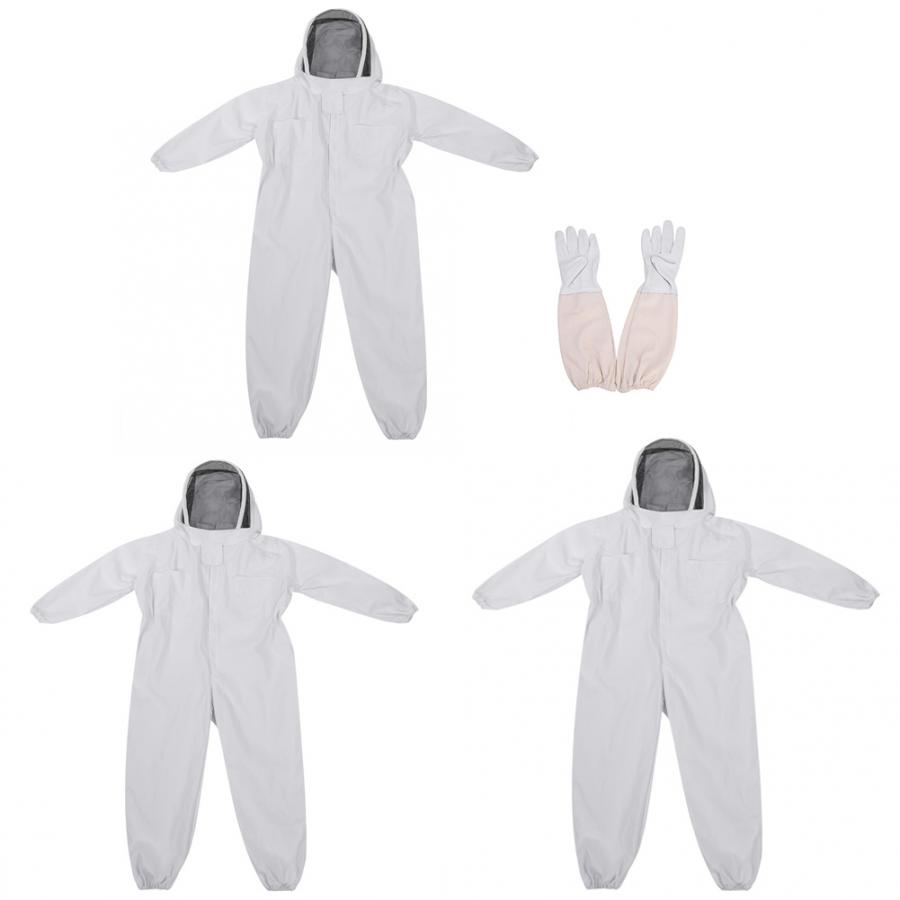 Beekeeping Protective Suit Gloves Beekeeper Protect Equipment Jumpsuit Beekeeping Suit