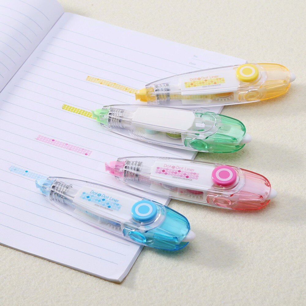 Creatieve Kleine Fluorescerende Kant Tape Student Dagboek Decoratieve Correctie Tape
