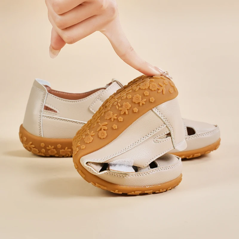 zomer loafers dames sandalen dames sandalen comfortabele flats wandelsandalen bedekte teen strandschoenen damesschoenen schoenen