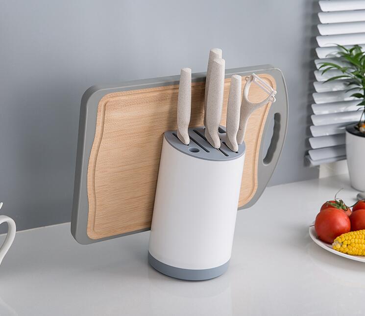 Multifunctionele messenhouder keuken messenblok houder toren plank afdruiprek doos messen vork organizer messenhouder