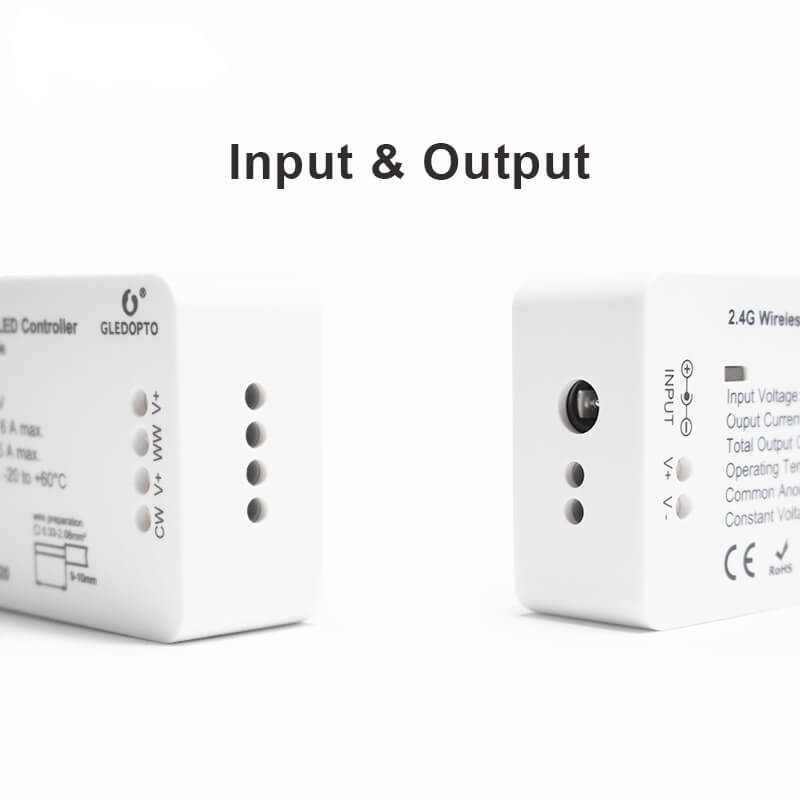 ZIGBEE Dual white ZLL LED Controller RGBW RGB+CCT 15A DC12V/24V Dimmer Led Strip Driver Smart Wifi ZIGBEE Tape Controller