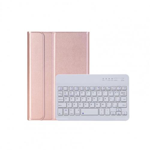 Bluetooth-compatible Tablet Keyboard for iPad Mini 6 Touchpad Keypad Detachable Keyboard Case PC Keyboard teclado inalámbrico: Rose Gold Upgrade
