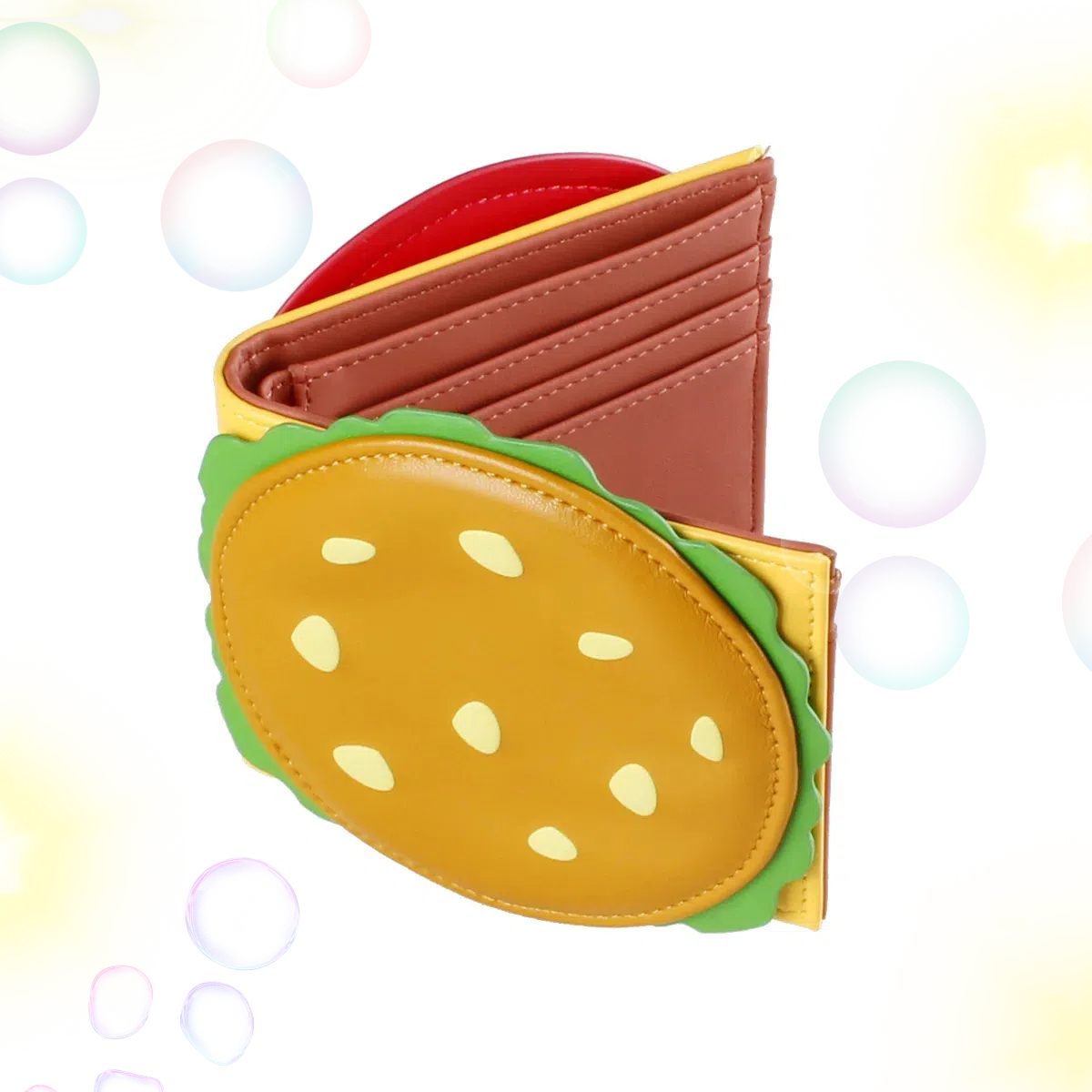 Burger shaped cute women's wallet men's ID card holder a standout item